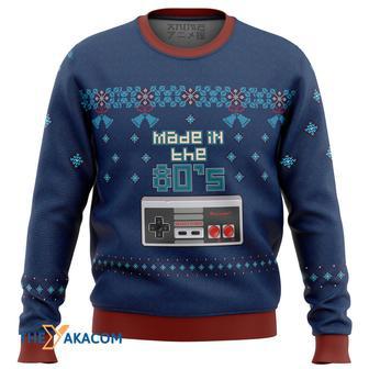 Nintendo made in the Gift For Fan Anime Christmas Ugly Sweater | Favorety