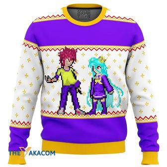 No Game No Life Sprites Custom Gift For Fan Anime Christmas Ugly Sweater | Favorety CA