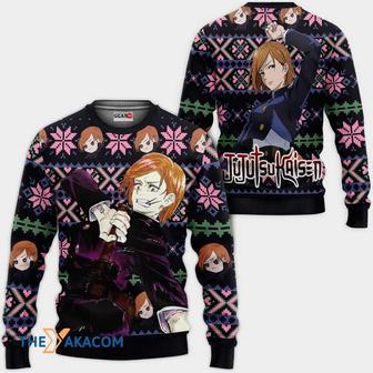 Nobara Kugisaki Custom Anime Jujutsu Kaisen Gift For Fan Anime Christmas Ugly Sweater | Favorety