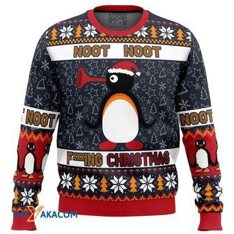 Noot Christmas Pingu Custom Gift For Fan Anime Christmas Ugly Sweater | Favorety DE