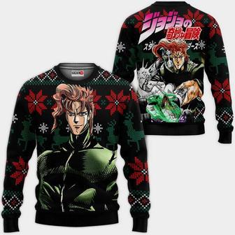 Noriaki Kakyoin Ugly Christmas Sweater Custom Anime JJBA Xmas Gifts | Favorety