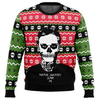 Normal Sweaters Scare Me American Horror Story Ugly Christmas Sweater | Favorety AU