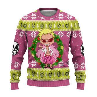 One Piece Anime Donquixote Doflamingo Ugly Sweater Gifts | Favorety