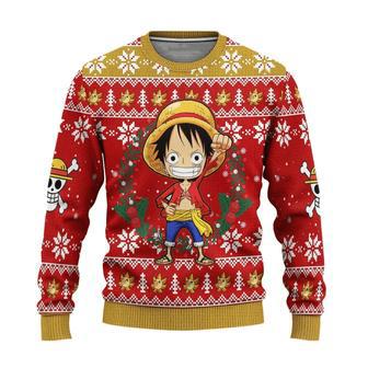 One Piece Anime Monkey D. Luffy Ugly Sweater Gifts | Favorety AU