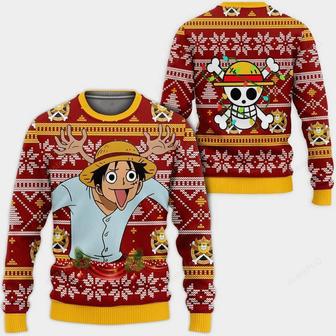 One Piece Anime Monkey D. Luffy Ugly Sweater | Favorety UK