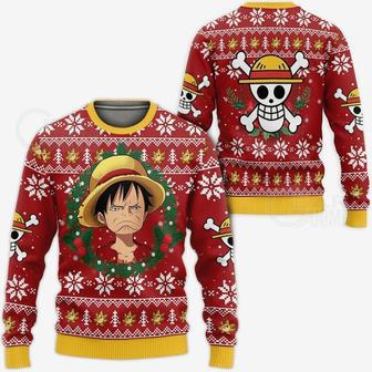 One Piece Anime Monkey D. Luffy Ugly Sweater | Favorety