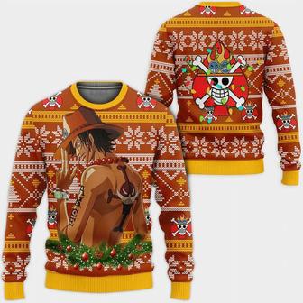 One Piece Anime Portgas Ace Ugly Sweater Gifts | Favorety DE