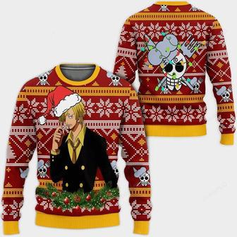 One Piece Anime Sanji Ugly Sweater Gifts | Favorety AU