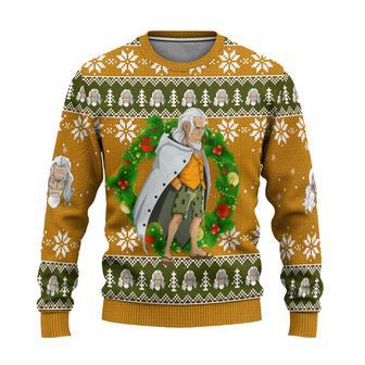 One Piece Anime Silvers Rayleigh Ugly Sweater Gifts | Favorety