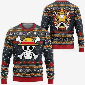 One Piece Anime Straw Hat Priate Ugly Sweater | Favorety UK