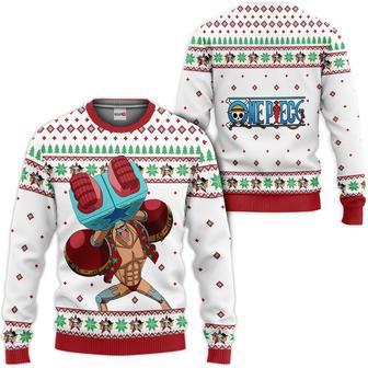 One Piece Franky Custom Anime Ugly Christmas Sweater | Favorety