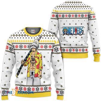 One Piece Law Custom Gift For Fan Anime Christmas Ugly Sweater | Favorety CA