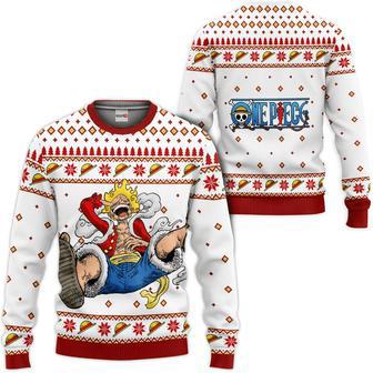 One Piece Luffy Gear Custom Anime Ugly Christmas Sweater | Favorety UK