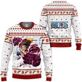 One Piece Luffy Gear Custom Anime Ugly Christmas Sweater | Favorety AU