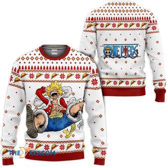 One Piece Luffy Gear Custom Gift For Fan Anime Christmas Ugly Sweater | Favorety CA