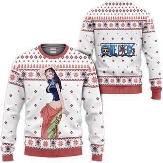 One Piece Nico Robin Custom Anime Ugly Christmas Sweater | Favorety UK