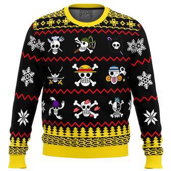 One Piece One Piece Flags Ugly Christmas Sweater | Favorety CA