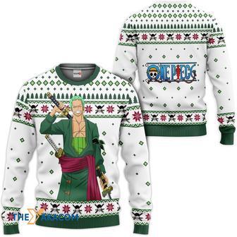 One Piece Roronoa Zoro Custom Gift For Fan Anime Christmas Ugly Sweater | Favorety CA