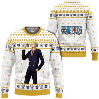 One Piece Sanji Custom Anime Ugly Christmas Sweater | Favorety CA