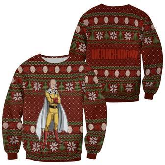 One Punch Man Anime Saitama Ugly Sweater Gifts | Favorety AU