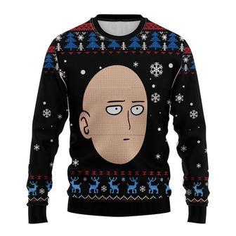 One Punch Man Anime Saitama Ugly Sweater Gifts | Favorety AU