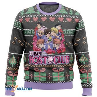 Ouran High School Alt Gift For Fan Anime Christmas Ugly Sweater | Favorety DE