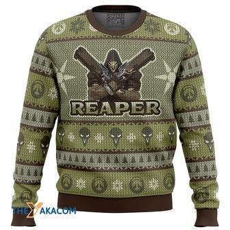 Overwatch The Reaper Custom Gift For Fan Anime Christmas Ugly Sweater | Favorety AU