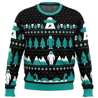 Paranormal Xmas Alien Ugly Christmas Sweater | Favorety AU