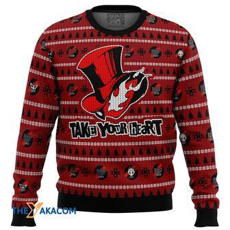 Persona Take Your Heart Gift For Fan Anime Christmas Ugly Sweater | Favorety