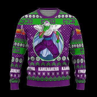 Piccolo Anime Ugly Christmas Sweatshirt Dragon Ball Z Xmas Gift | Favorety AU