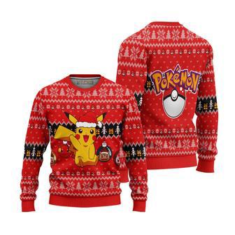 Pikachu Pokemon Knitted Ugly Christmas Sweater | Favorety UK