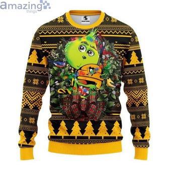 Pittsburgh Penguins Grinch Hug Christmas Ugly Wool Sweater Christmas Gift For Kid Adult | Favorety UK