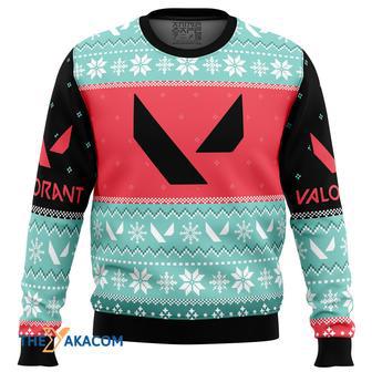 Play As One Valorant Gift For Fan Anime Christmas Ugly Sweater | Favorety DE