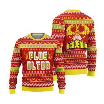 Plus Ultra My Hero Academia Ugly Christmas Sweater | Favorety CA