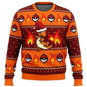 Pokemon Anime Charmander Ugly Sweater Gifts | Favorety