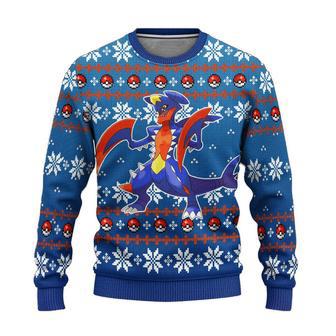 Pokemon Anime Garchomp Ugly Sweater | Favorety