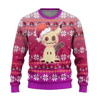 Pokemon Anime Mimikyu Ugly Sweater Gifts | Favorety UK