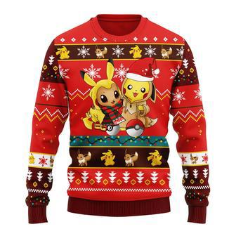 Pokemon Anime Pikachu Ugly Sweater Gifts | Favorety AU