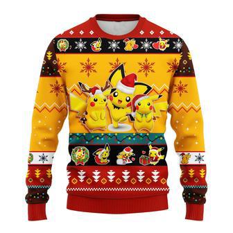 Pokemon Anime Pikachu Ugly Sweater Gifts | Favorety AU