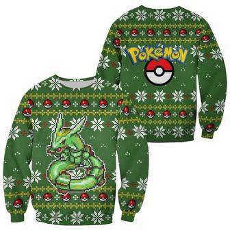 Pokemon Anime Rayquaza Ugly Sweater | Favorety UK