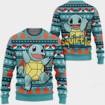 Pokemon Anime Squirtle Ugly Sweater | Favorety