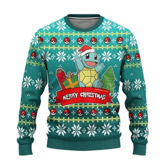 Pokemon Anime Squirtle Ugly Sweater | Favorety