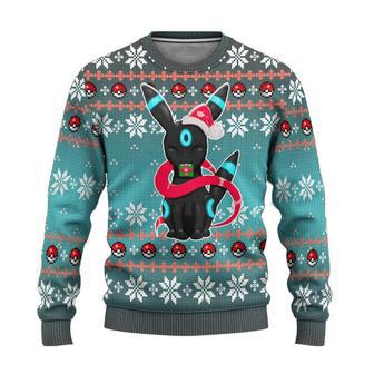 Pokemon Anime Umbreon Ugly Sweater Gifts | Favorety