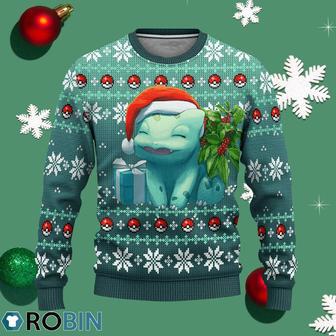 Pokemon Bulbasaur Anime Ugly Christmas Sweater Xmas Gift | Favorety CA