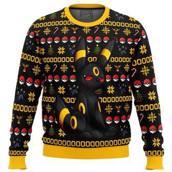 Pokemon Christmas Umbreon Ugly Christmas Sweater | Favorety CA