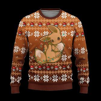 Pokemon Eevee Anime Ugly Christmas Sweatshirt Xmas Gift | Favorety DE