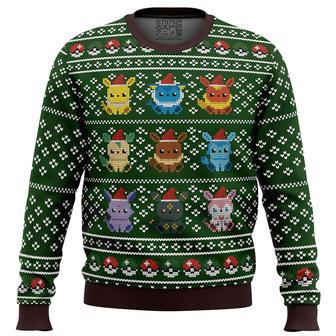 Pokemon Eevee Eeveelutions Ugly Christmas Sweater | Favorety AU