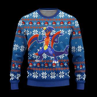 Pokemon Garchomp Anime Ugly Christmas Sweater Xmas Gift | Favorety CA