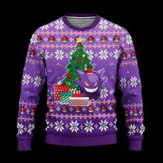 Pokemon Gengar Anime Ugly Christmas Sweater Xmas Gift | Favorety AU