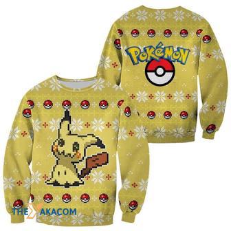 Pokemon Mimikyu Custom Gift For Fan Anime Christmas Ugly Sweater | Favorety DE